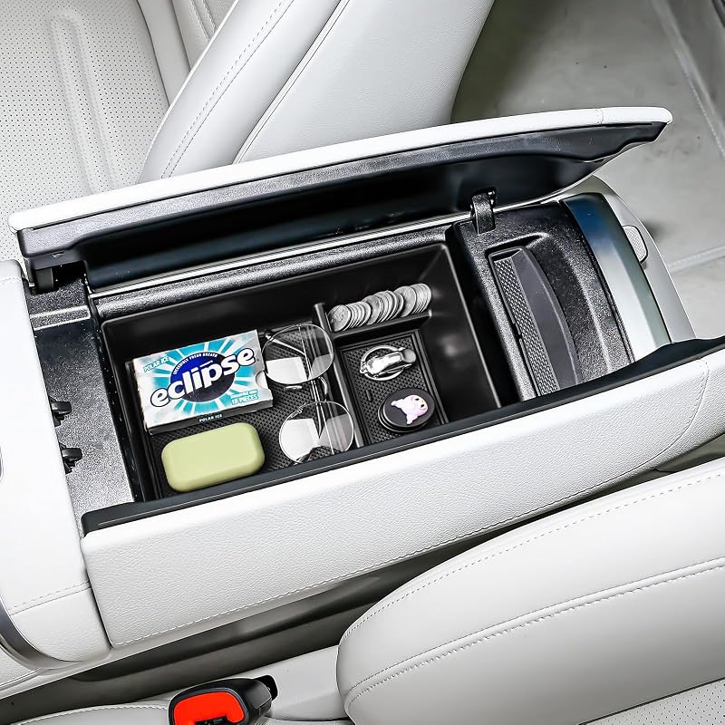 Organizador de console central HGWEI para Mercedes-Benz EQS450, EQS580 e EQE350 – 1 unidade