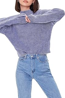 Women's Mineral Wash Mock Neck Sweater