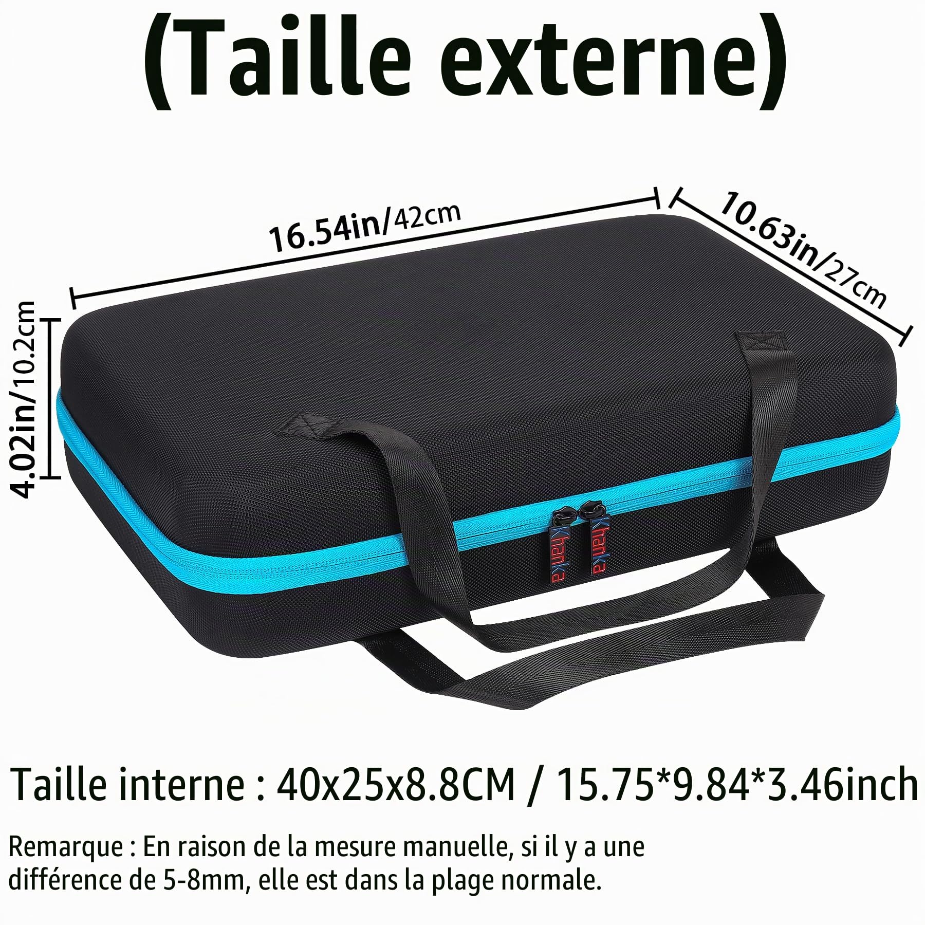 Khanka Étui Rigide pour Makita DUC101Z 18V Li-ION LXT Scie d'Élagage | Compatible avec Makita DUC101Z 18V Scie d'Élagage;Étui Rigide de Rangement,Étui uniquement
