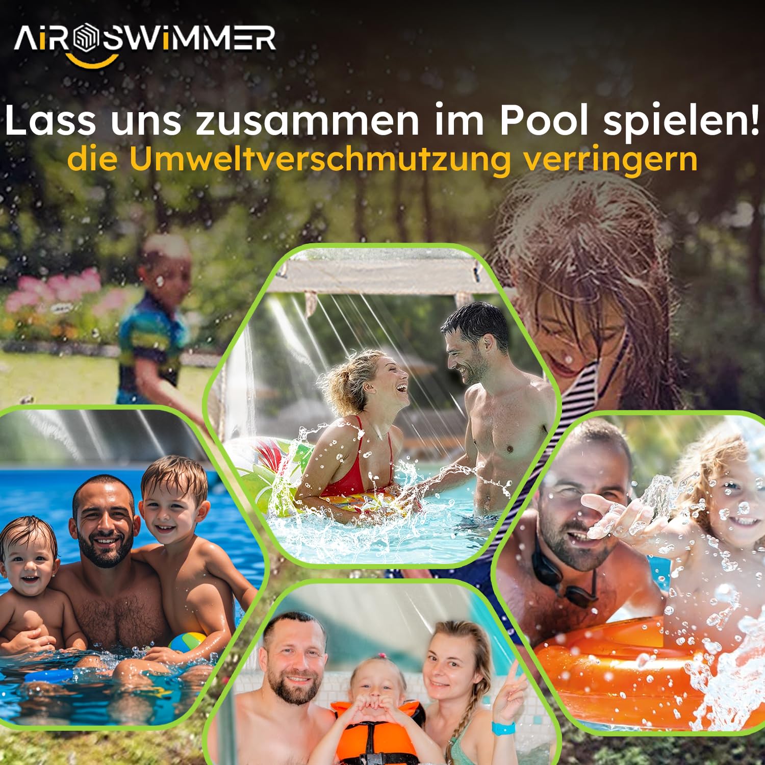Pool Überdachung, Pooldach Für Pools bis Ø 305 cm, 2 IN 1 Whirlpool Überdachung und Bubble Zelt, Poolabdeckung Rund -100% Blätterfall Verhindern und Sonnenschutz, Pool Pavillon, 400 x 400 x 250 cm.