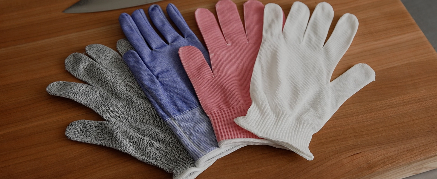 Mercer Culinary M33416BLM Millennia Fit® Blue A4 Level Cut Resistant Glove Medium