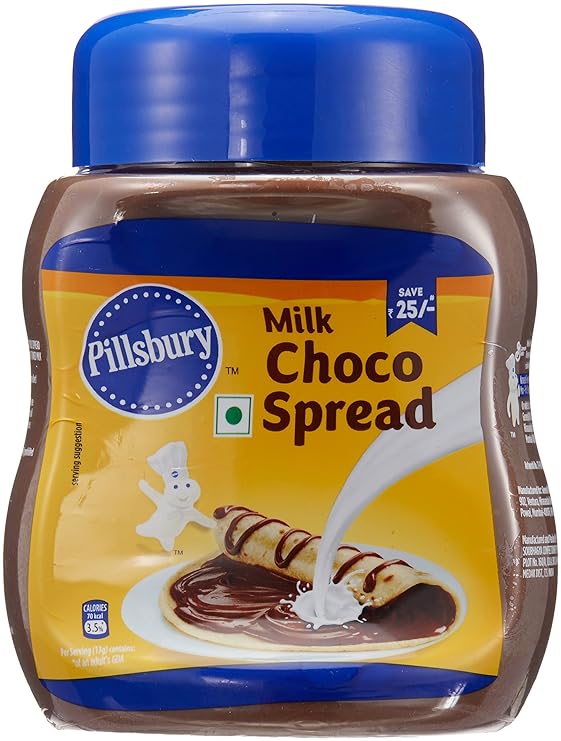 Pillsbury Milk Choco Spread | No Artificial Preservative |Tasty & Chocolaty | Top it on Cookies, Cho 290g at Rs. 185