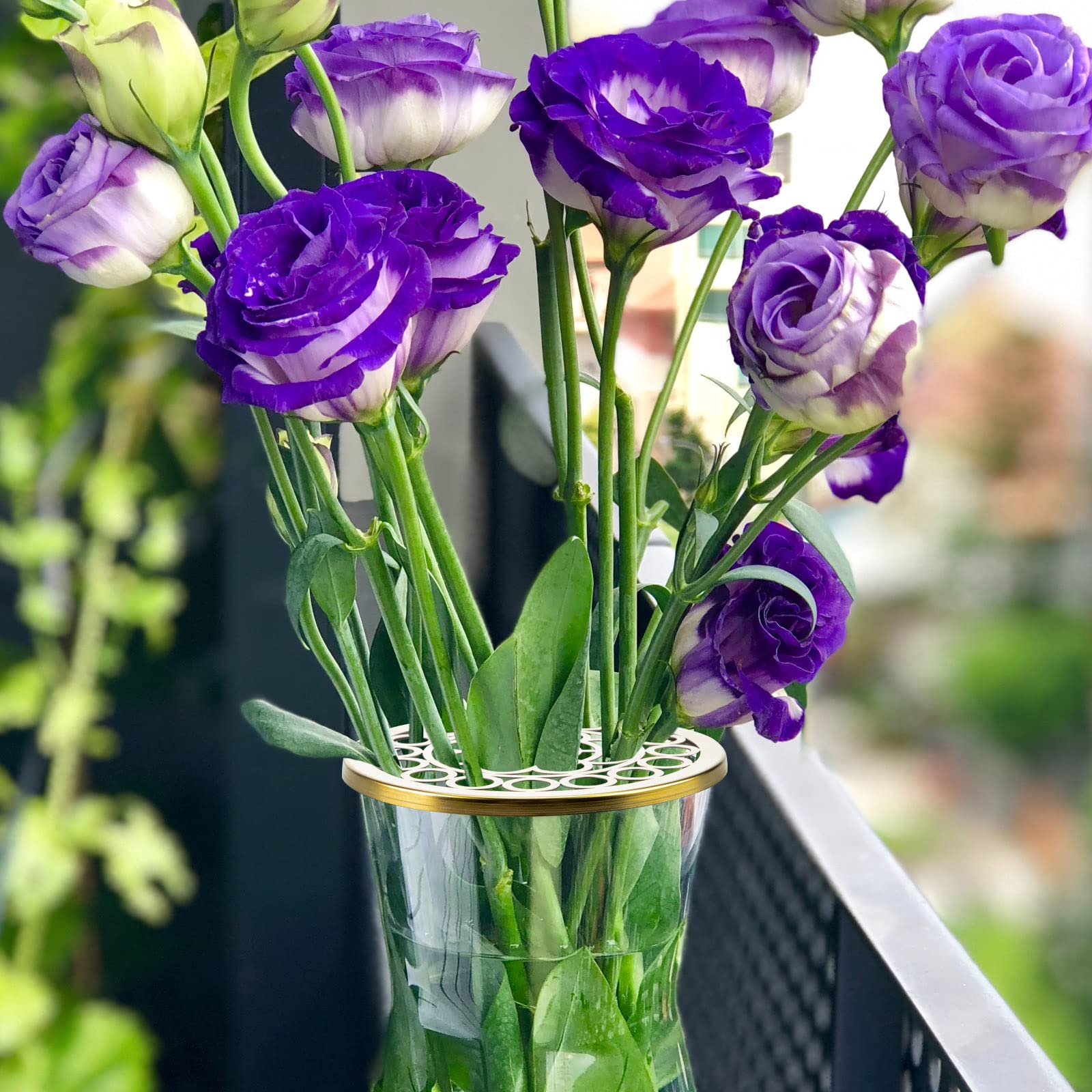 Blumenfrosch Deckel Edelstahl 3er Set – Blumeneinsatz Für Vasen Zur Blumenfixierung & Dekoration