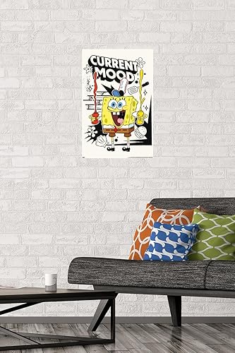 Miniatura 8 de Trends International Nickelodeon Spongebob - Current Mood Wall Poster, 22.37" x 34.00", Mahogany Framed Version