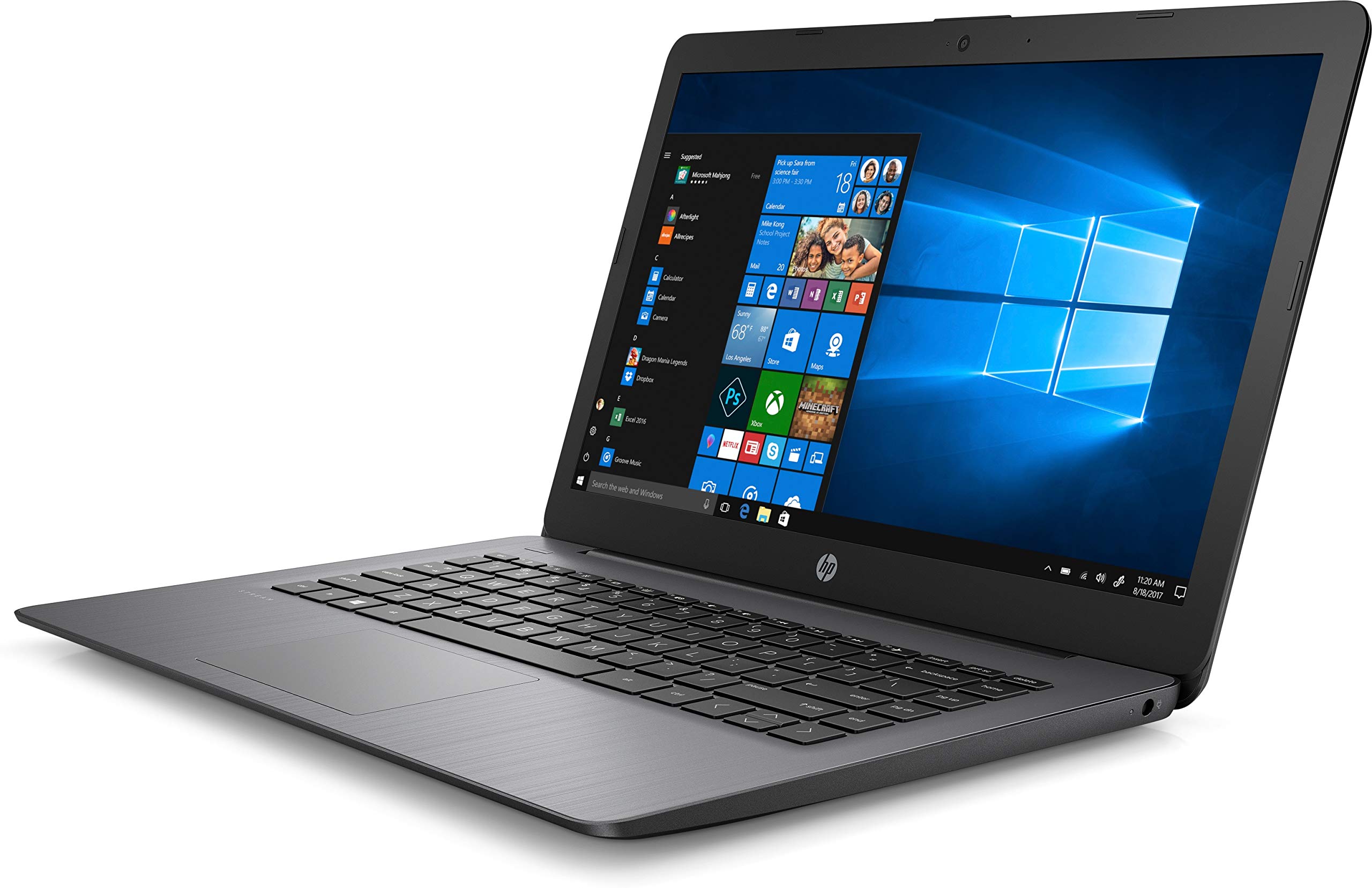 Stream - Laptop de 14 pulgadas, procesador AMD Dual-Core A4-9120E, memoria SDRAM de 4 GB, almacenamiento eMMC de 32 GB, Windows 10 Home en modo S con Office 365 Personal durante un año 4
