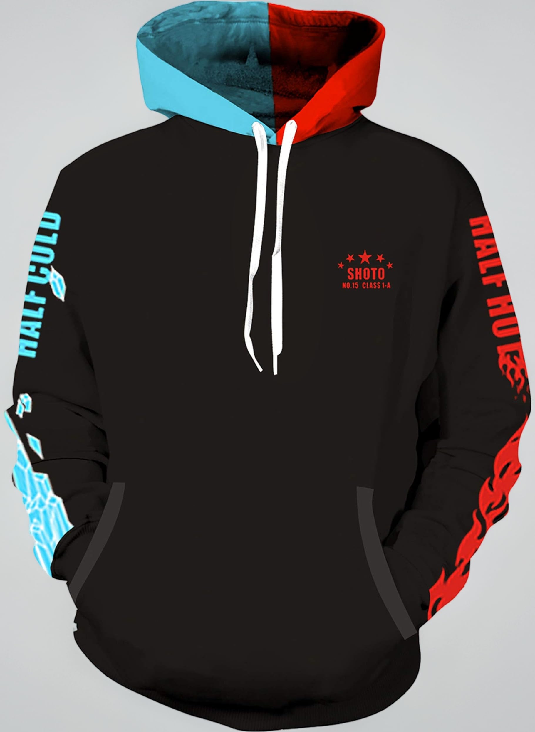 Unisex Japanese Anime Cosplay Costume 3D Printing Hooded Sweatshirt Autumn Winter Long Sleeve Hoodie Coat Jacket