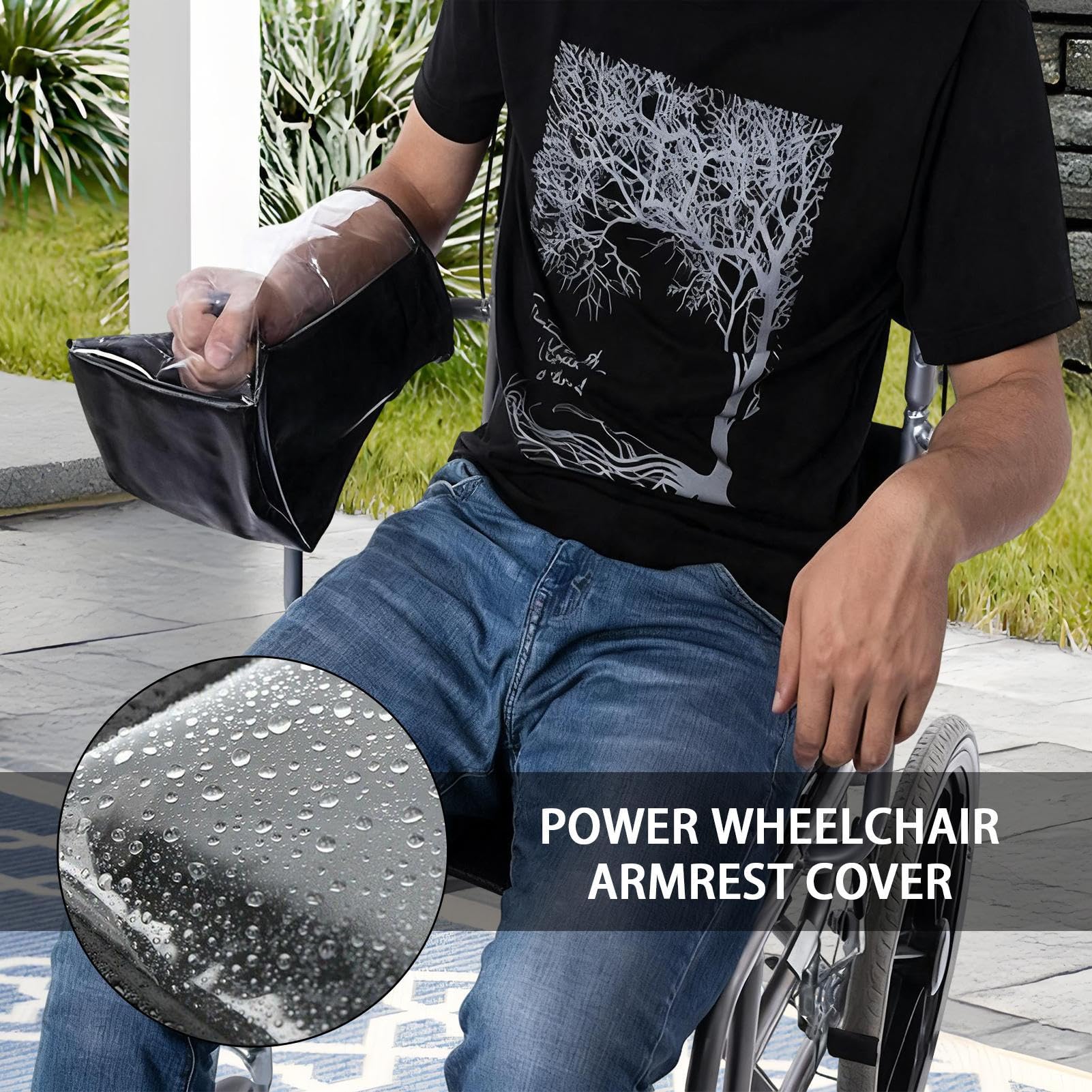 Protector De Palanca Para Silla Eléctrica, Protector Del Controlador Para Silla De Ruedas, Cubierta De Lluvia Para Palanca De Eléctrica, Para Mayores Con Discapacidad