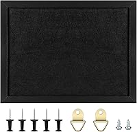 Vista 1 de TORASO Tablero de anuncios de corcho, tableros de corcho de 13" x 17" para paredes con alfileres, pernos de ojo, juntas, tornillos, tablero