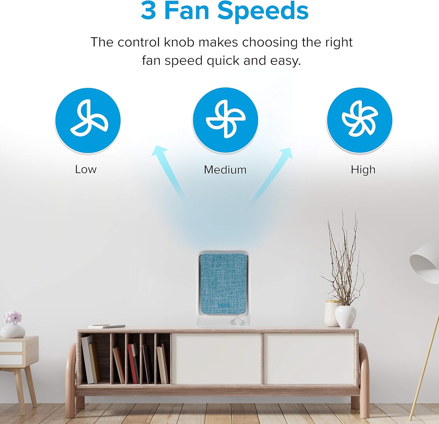 Gеt Sресіаl Prісе LEVOIT Air Purifiers for Bedroom Home, HEPA Freshener Filter Small Room for Smoke, Allergies, Pet Dander, Pollen, Odor, Dust Remover, Ozone Free, Quiet, Desktop, Office, Table Top, LV-H126, Blue