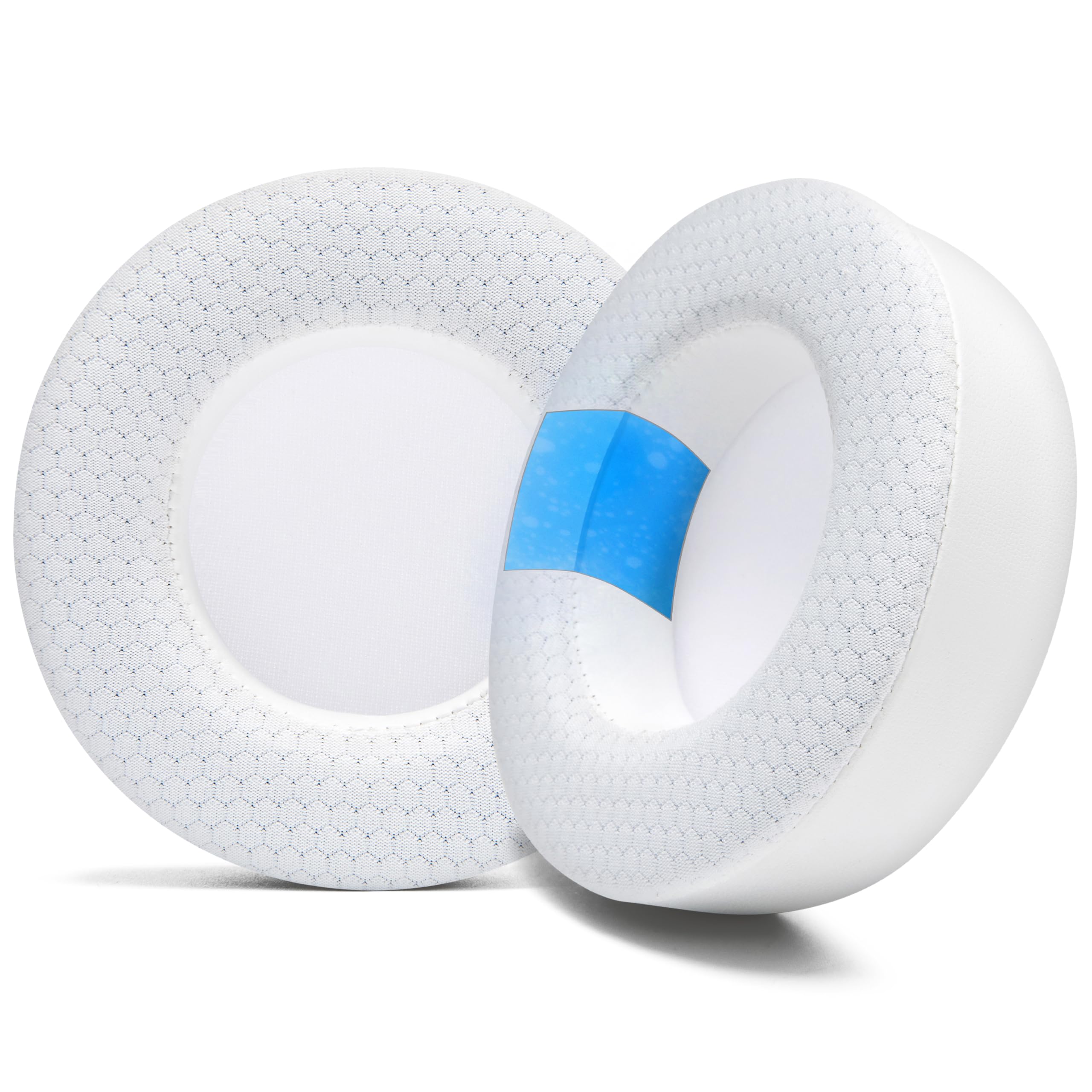 WC Freeze Virtuoso Pro - Cooling Gel Earpads for Corsair Virtuoso Pro Headsets Made by Wicked Cushions - Enhanced Comfort, Durability, and Sound Isolation for Superior Gaming Experiences | White