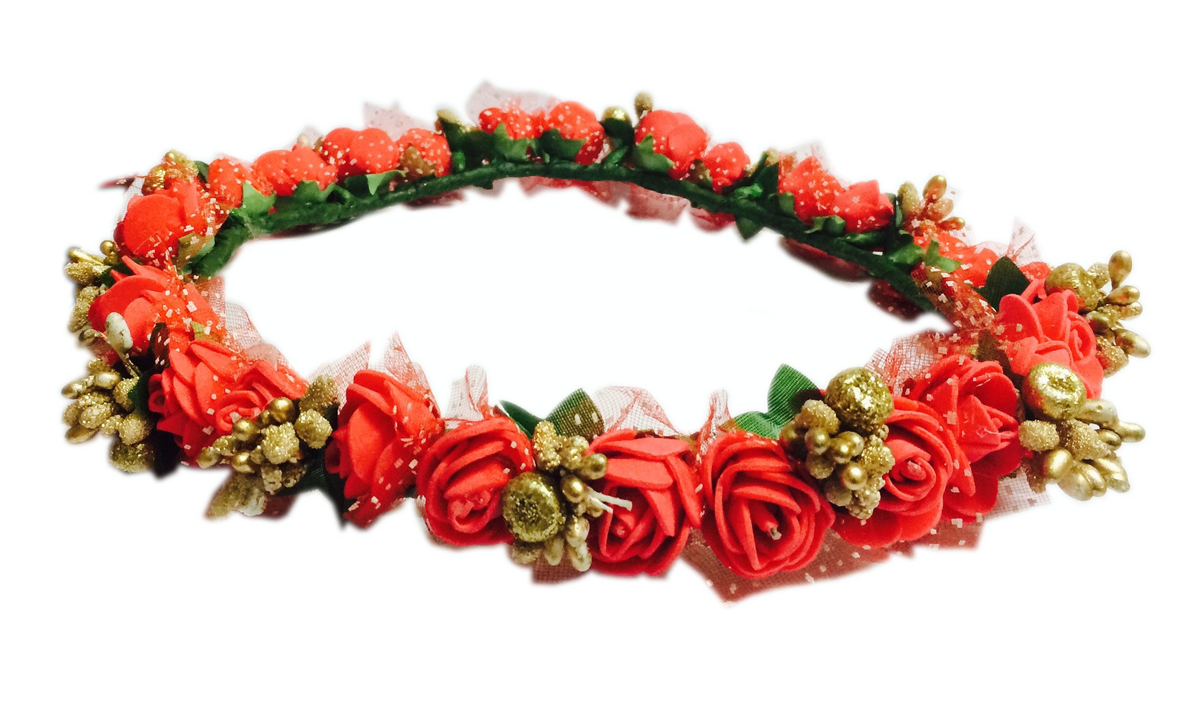 Loops n Knots Flora Collection Tiara/Crown/Headband For Girls & Women -Hair Accessories For Birthday,Party & Wedding (Baby, Red) (B01EQ6BDT0) Amazon Price History, Amazon Price Tracker
