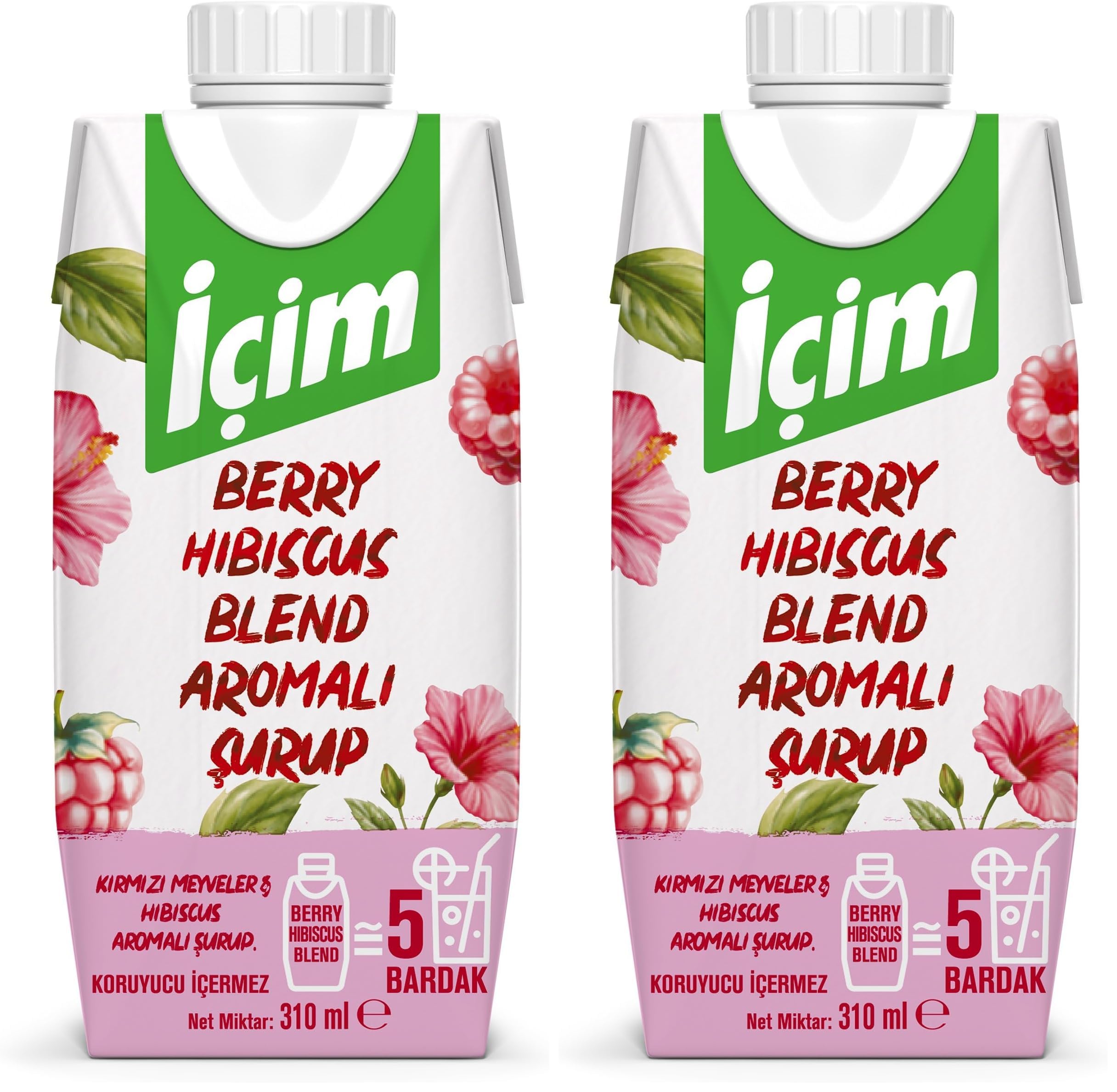 İÇİM Berry Hibiscus Aromalı İçecek 0.31L (2 paketi)