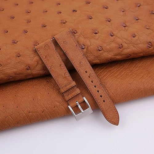 Miniatura 2 de Bands Compatible with Apple Watch Band 49mm 45mm 44mm 42mm 41mm 40mm 38mm Men Women Ostrich Leather Band Compatible with Apple Watch Ultra Series