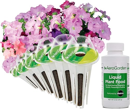 AeroGarden Love Blooms - Juego de 3 cápsulas para semillas Petunias en cascada