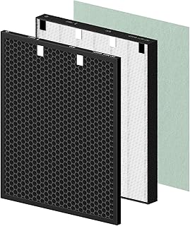 Air400 Replacement Filter compatible with Bissell Air400 2479, HEPA Activated Carbon Pack 3365, Include 2521 True HEPA Filter,Pre Filter, 2520 Carbon Filter(1-Set)