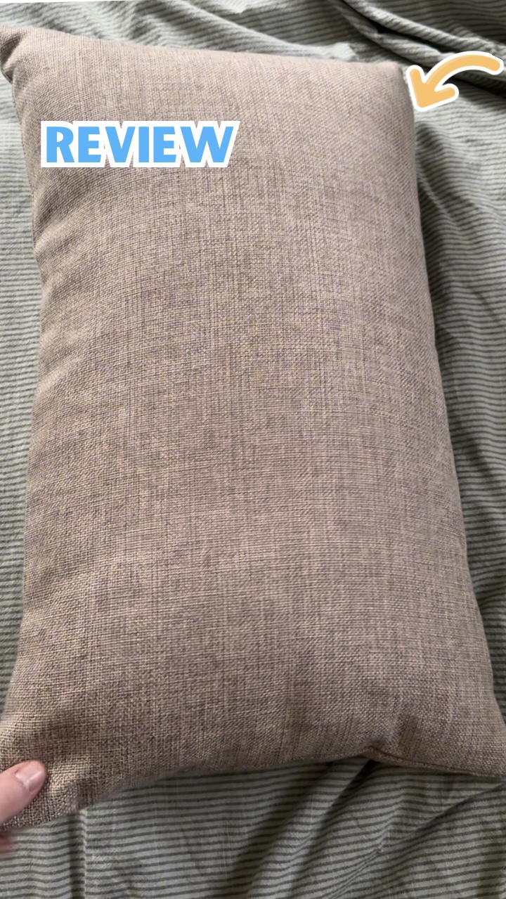Burlap throw pillow cover - pretty & nice quality! 