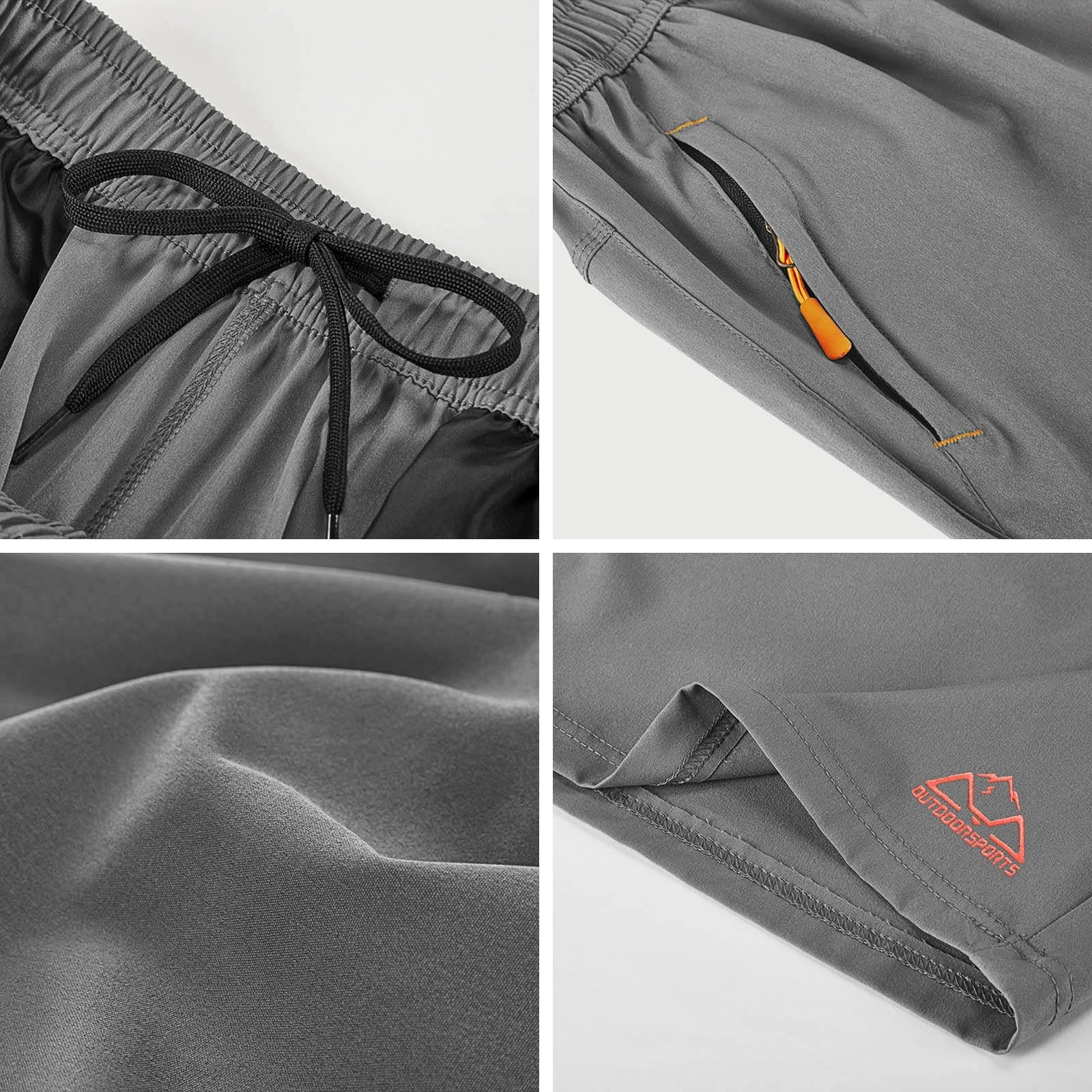 Rdruko Sport Shorts Herren Kurze Hosen Sporthose Laufhose Kurz mit Taschen Sommer Hose Laufshorts für Männer