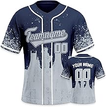 City Custom Baseball Jersey Personalized Graffiti Printed/Stitched Shirt Apparel for Baseball Fans Men Women Youth