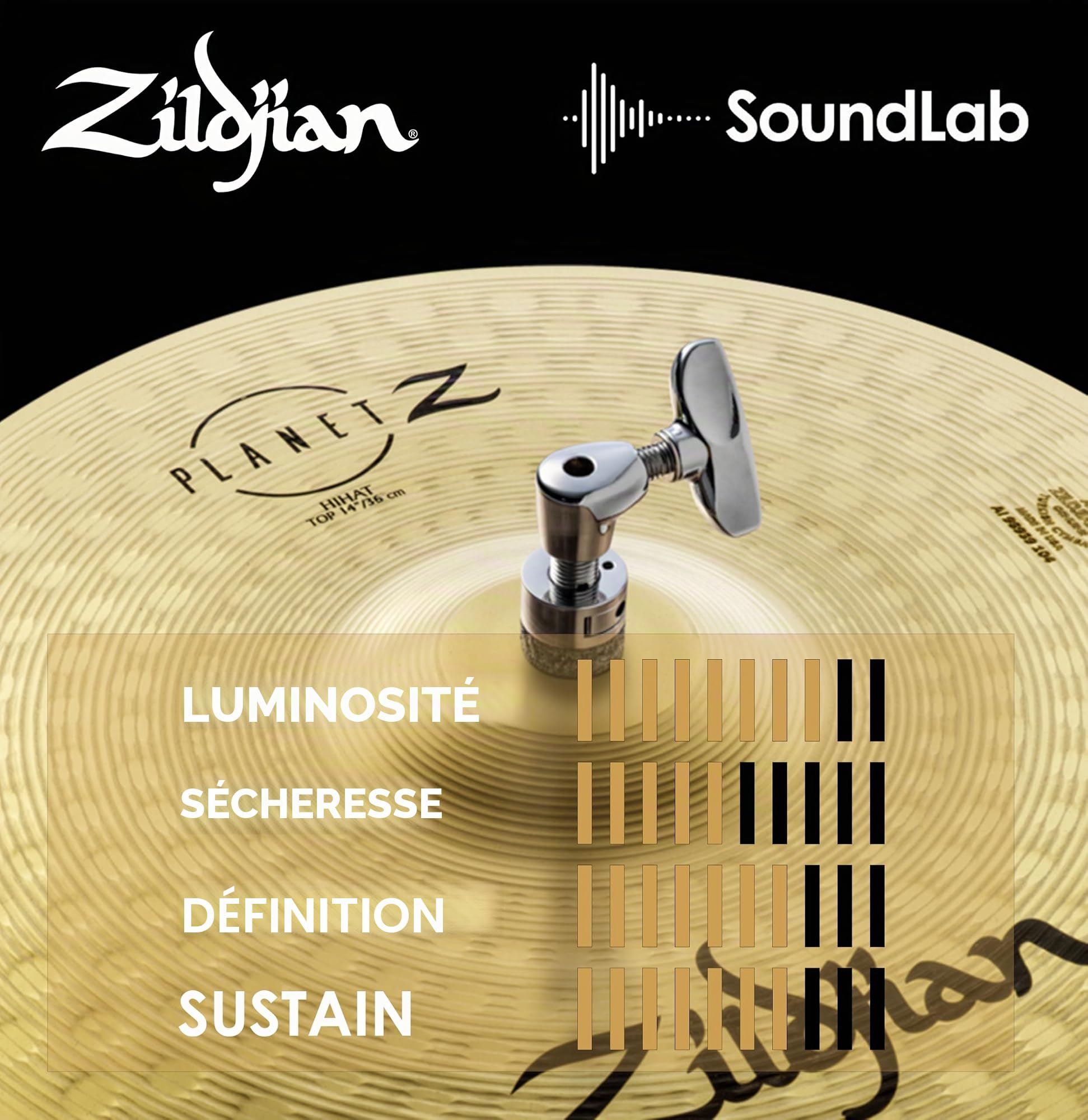 Zildjian ZP14PR Planet Z Series - Hi-Hat Pair cymbales - 14"