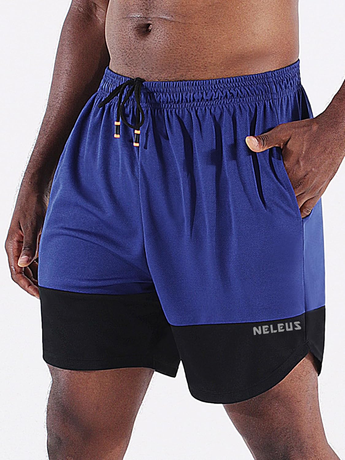 NELEUS Men's 2 in 1 Running Shorts with Liner,Dry Fit Workout Shorts with Pockets - Image 6