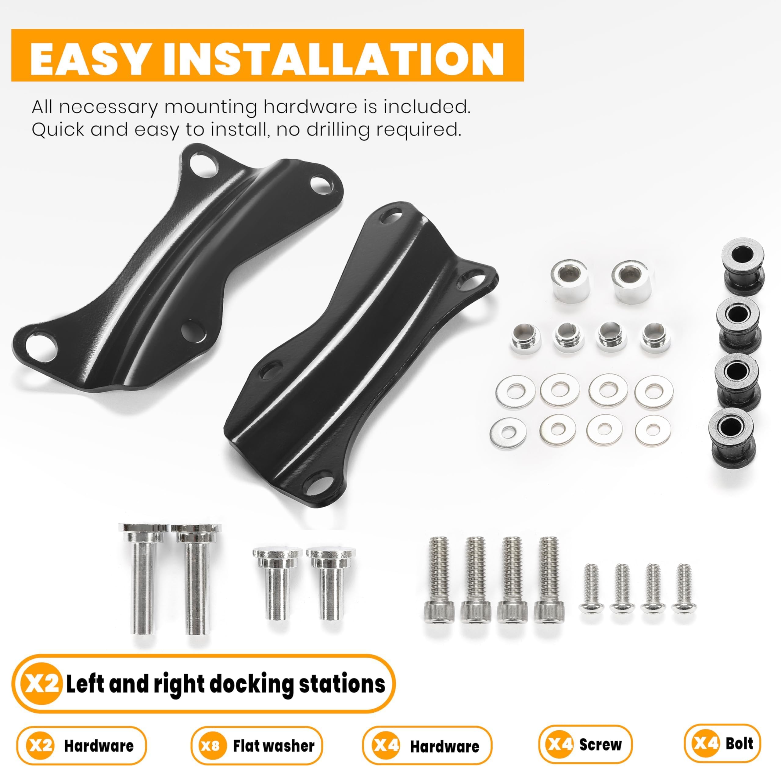 ハーレーダビッドソン　ツーリングモデル4ポイント・ドッキングハードウェアキット 楽天市場】ハーレー 4ポイント ドッキングハードウェア キット