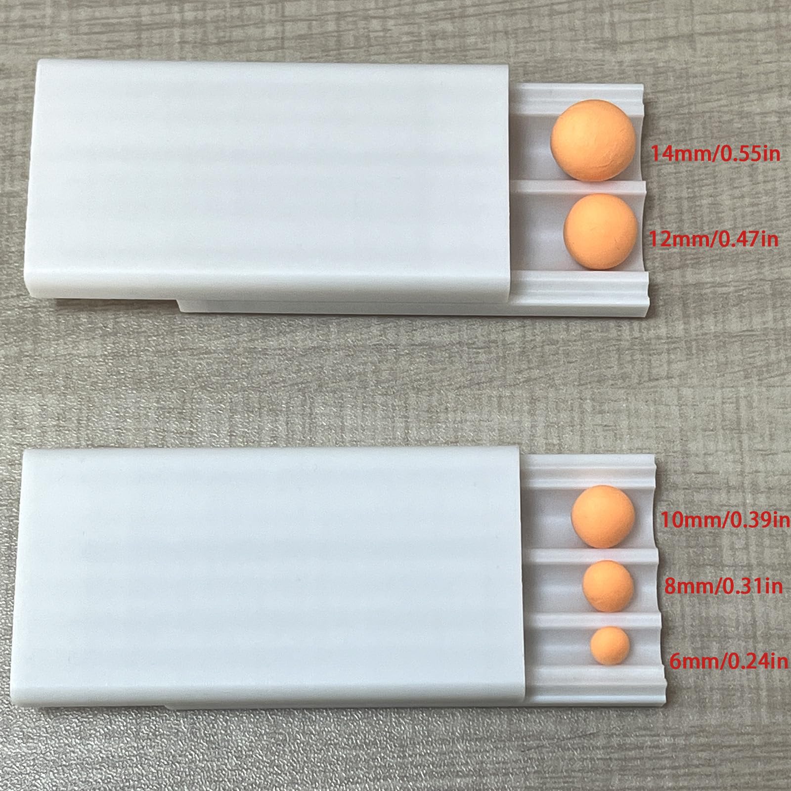 Amazon.co.jp: SPANSEE 2個 丸型ポリマークレイビーズローラー