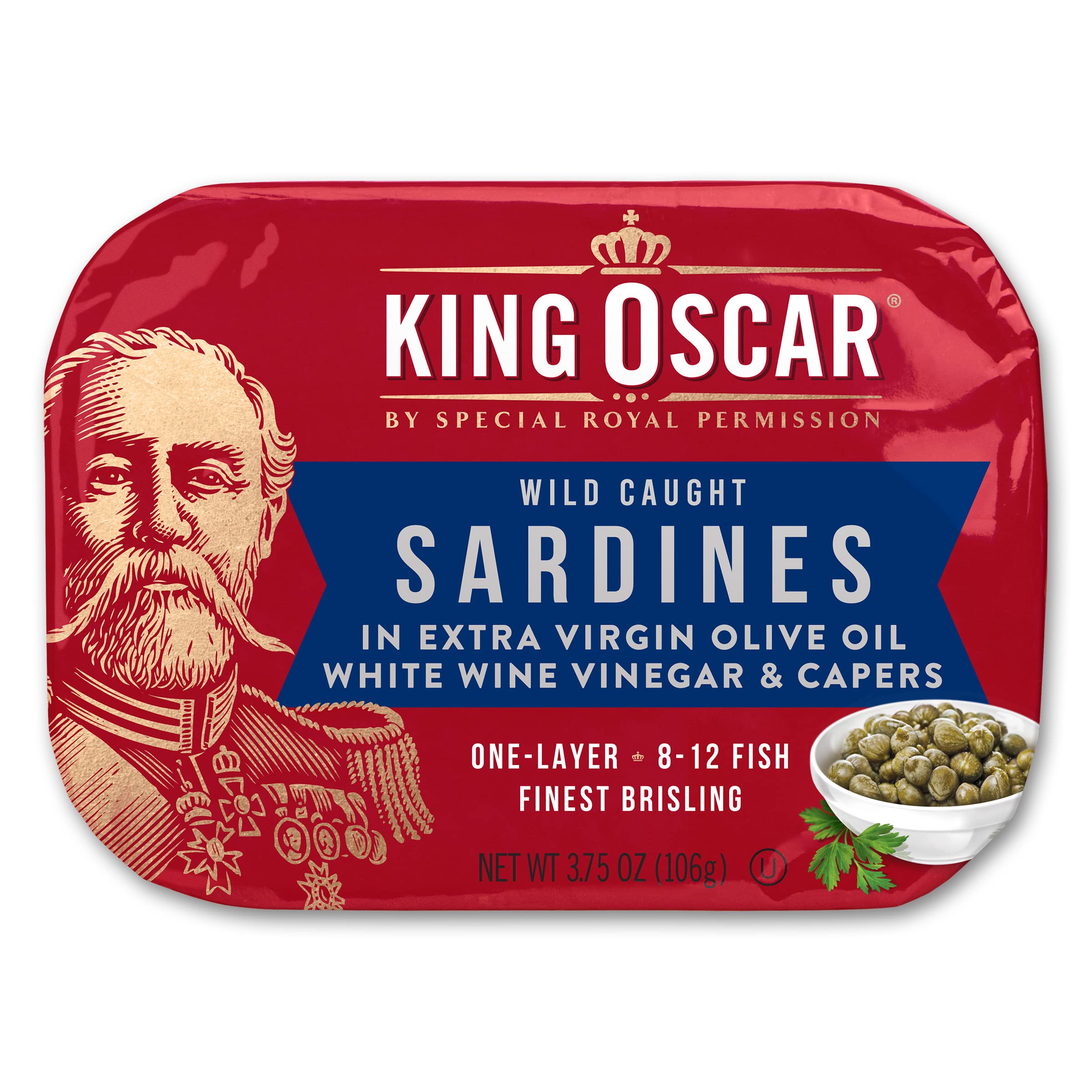 King Oscar Brisling Sardines In Extra Virgin Olive Oil