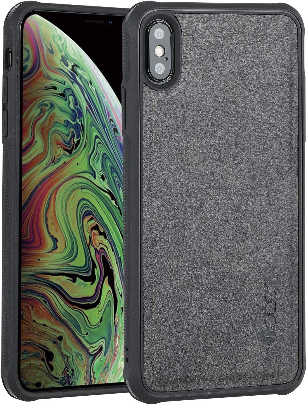 molzar MagBig Series Case for iPhone Xs Max, Builtin Metal
