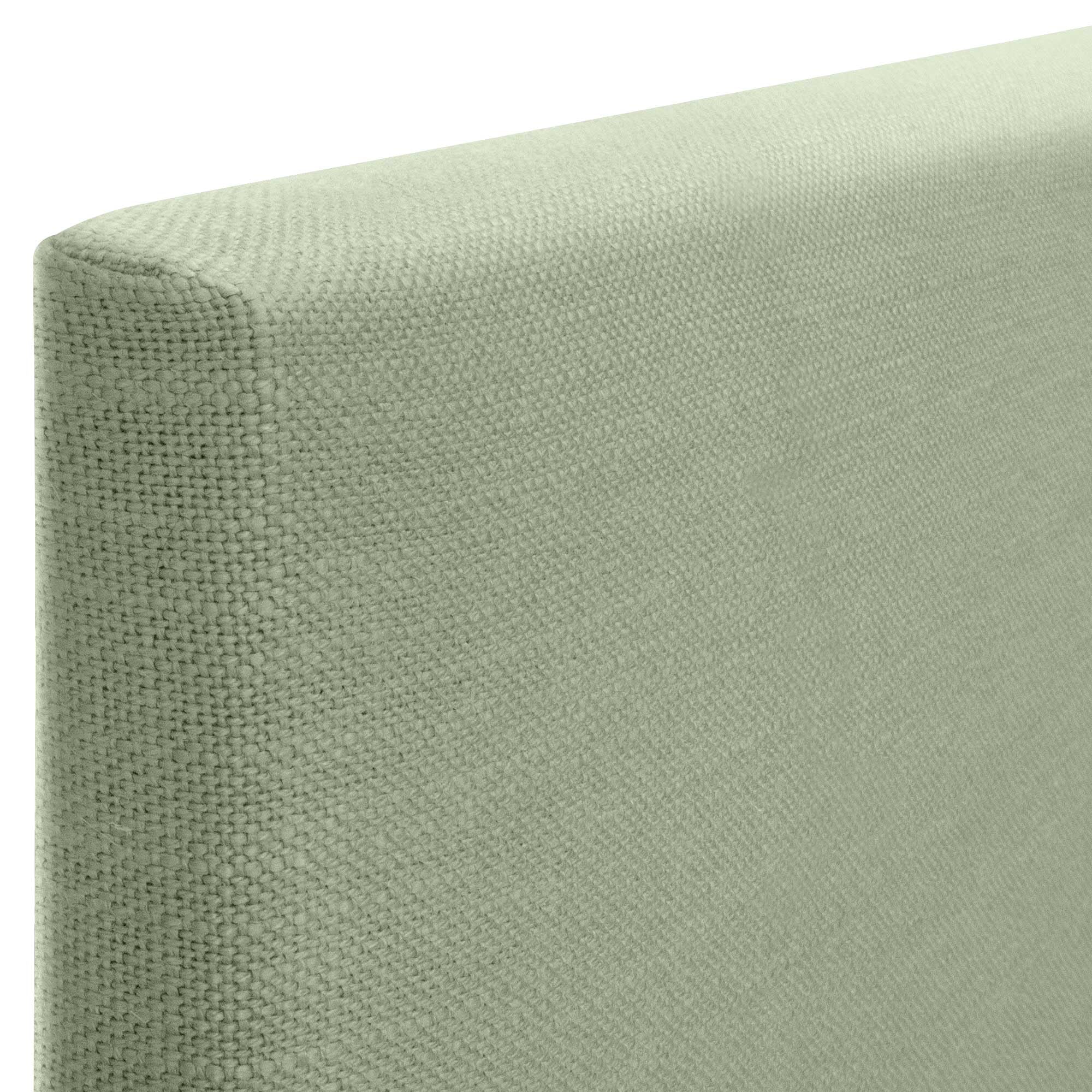 DHOME Cabecero de Lino Natural con Botones Cabezal Tapizado Cama Dormitorio Moderno Top Trending (Lino Verde, 150x105cm (150))