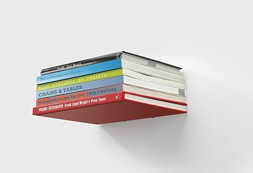 Vista 31 de Umbra, estantería flotante oculta Plata