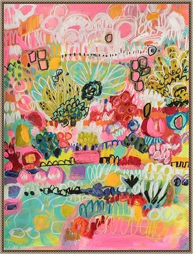 Miniatura 8 de Amanti Art Karen Fields - Lienzo enmarcado para pared, 24 x 18 pulgadas, jardín bohemio III por Karen Fields, lienzo enmarcado para pared, arte