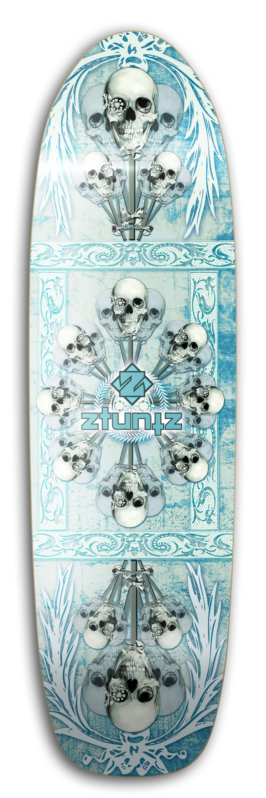 ztuntz skateboards "Candy Park Skateboard Deck