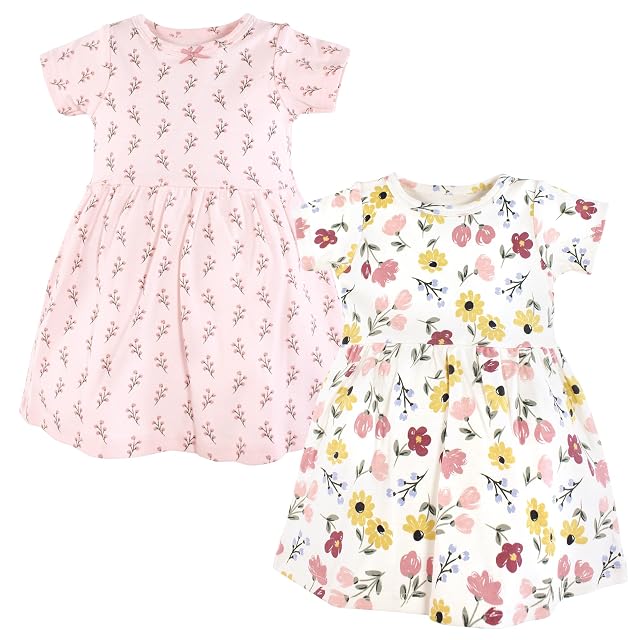 Hudson Baby Girls Cotton Dresses