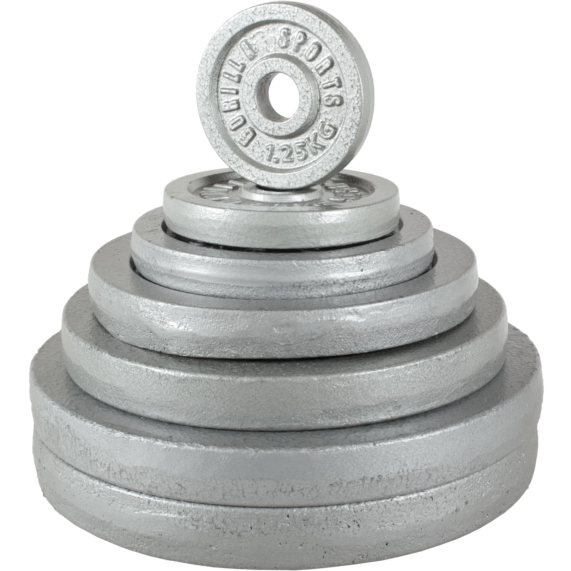 GORILLA SPORTS® Hantelset 108 kg mit Langhantel, SZ-Stange und Kurzhanteln | 18 Gusseisen-Hantelscheiben, 30-mm-Aufnahme, Langhantel 170 cm, SZ-Stange 120 cm und 8 Feder- oder Sternverschlüsse