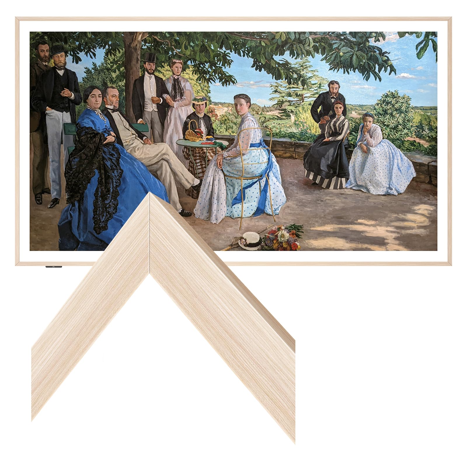 テレビ imfc17 Amazon.com: iFFALCON Magnetic Frame Mural TV 75 Inch, Natural Oak
