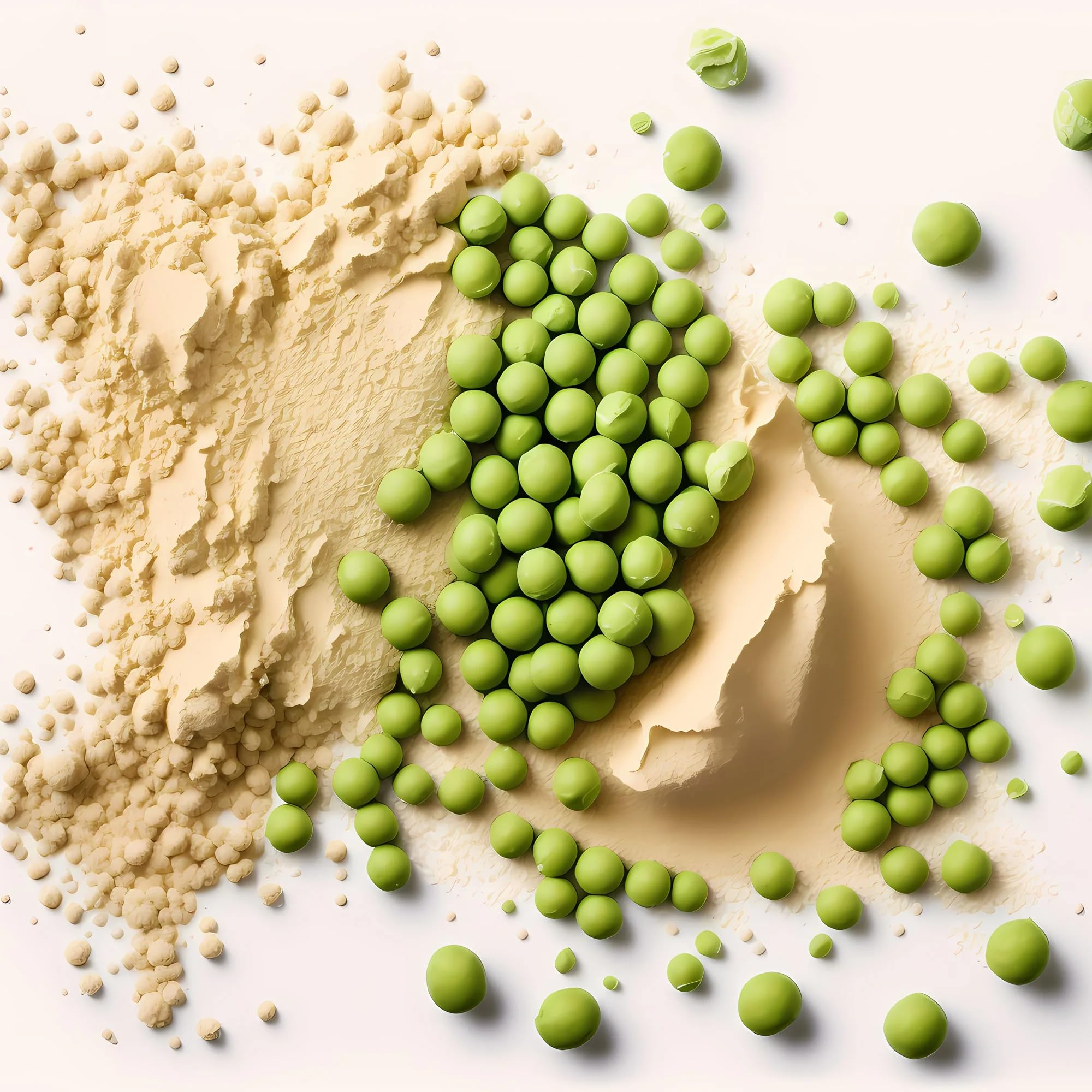 Erbsenprotein Bio | 1 KG | 80% Proteinanteil | Veganes Proteinpulver | direkt vom Achterhof