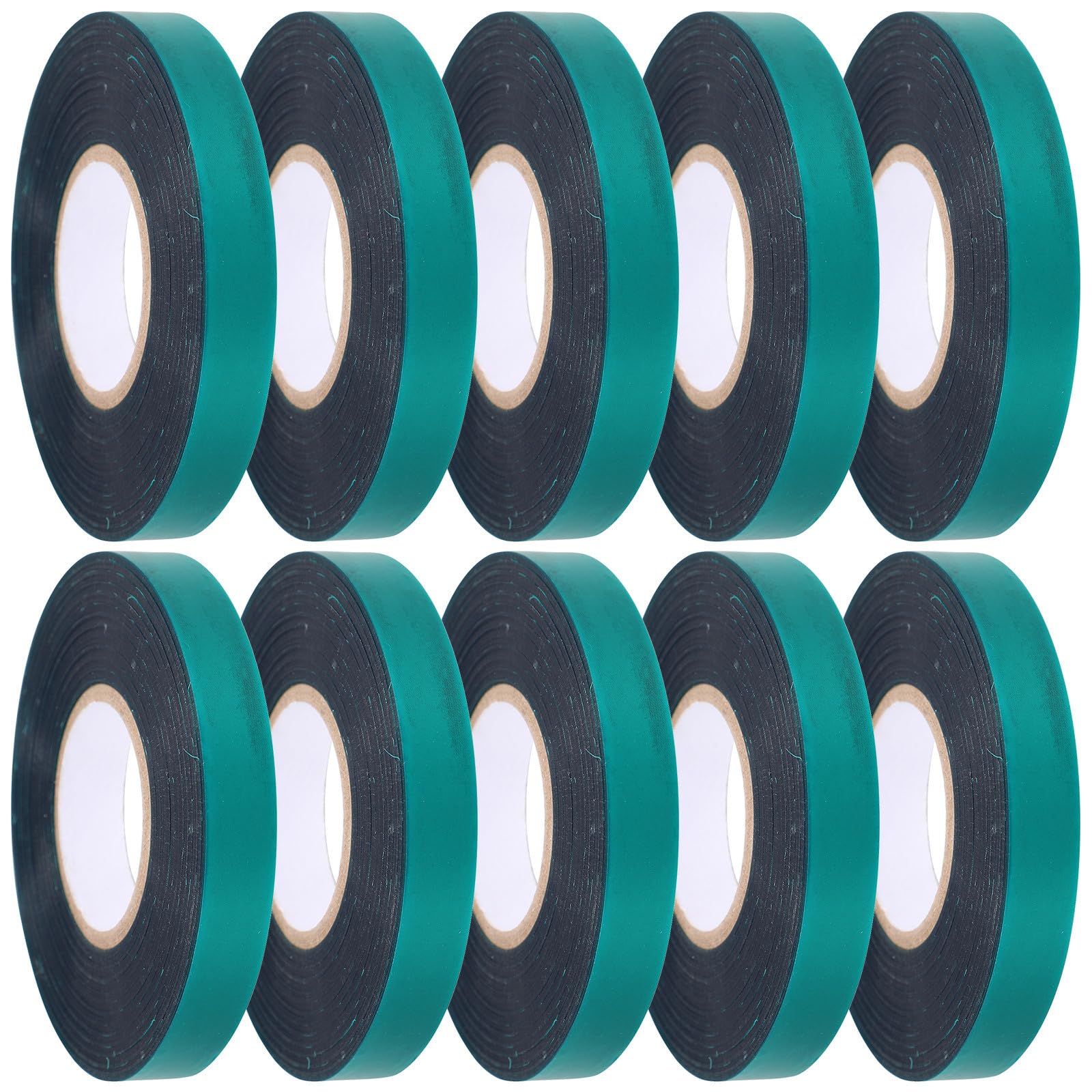 10 Rollen Pflanzenbinder für Freilandpflanzen, Grünes PVC