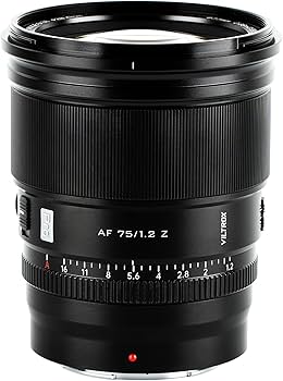 Amazon.co.jp: VILTROX 75mm F1.2Pro Zマウントオートフォーカスレンズ