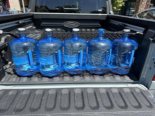 Miniatura 7 de Red de carga organizadora de maletero trasero para Ford Maverick 2022-2023 – Red de carga estilo piso para camioneta – Organizador de maletero de