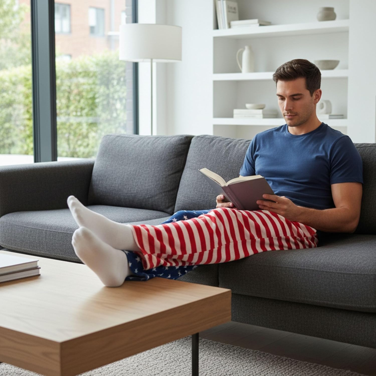 #followme Microfleece Men’s Pajama Pants Holiday Prints - Image 7