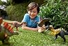 ألعاب الديناصور العالمية من Mattel Jurassic مع صوت هدير وحركة هجومية، وشكل يمكن وضعه من Wild Roar، ولعب رقمي مادي ومتصل
