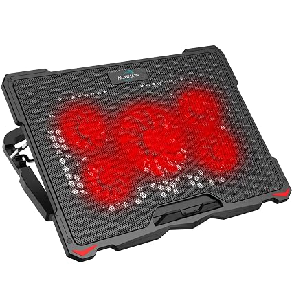 AICHESON Laptop Cooling Pad 5 Fans Up 