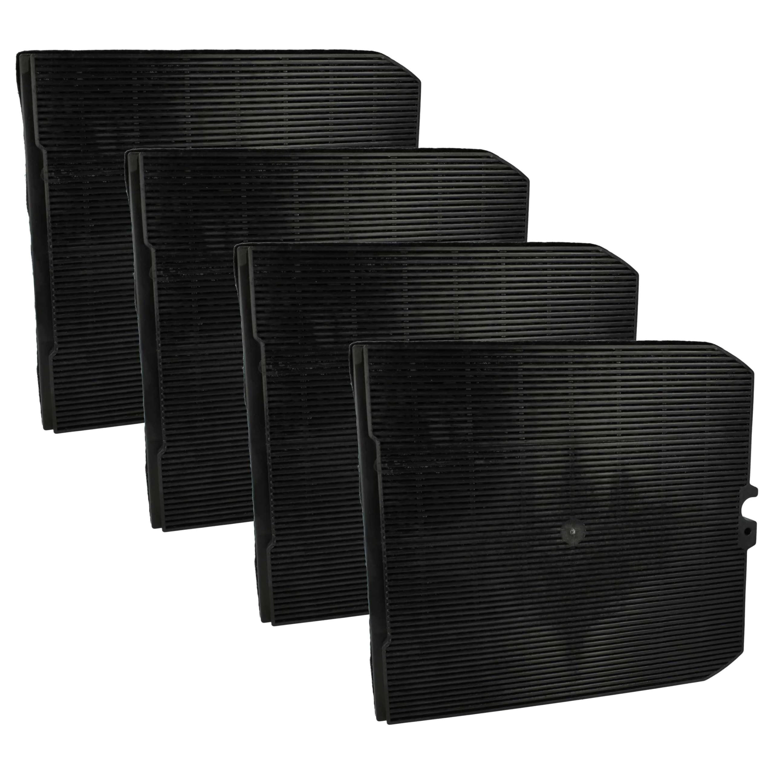 vhbw 4x filtro de carbón activado compatible con Falmec LUXT 12M80IA
