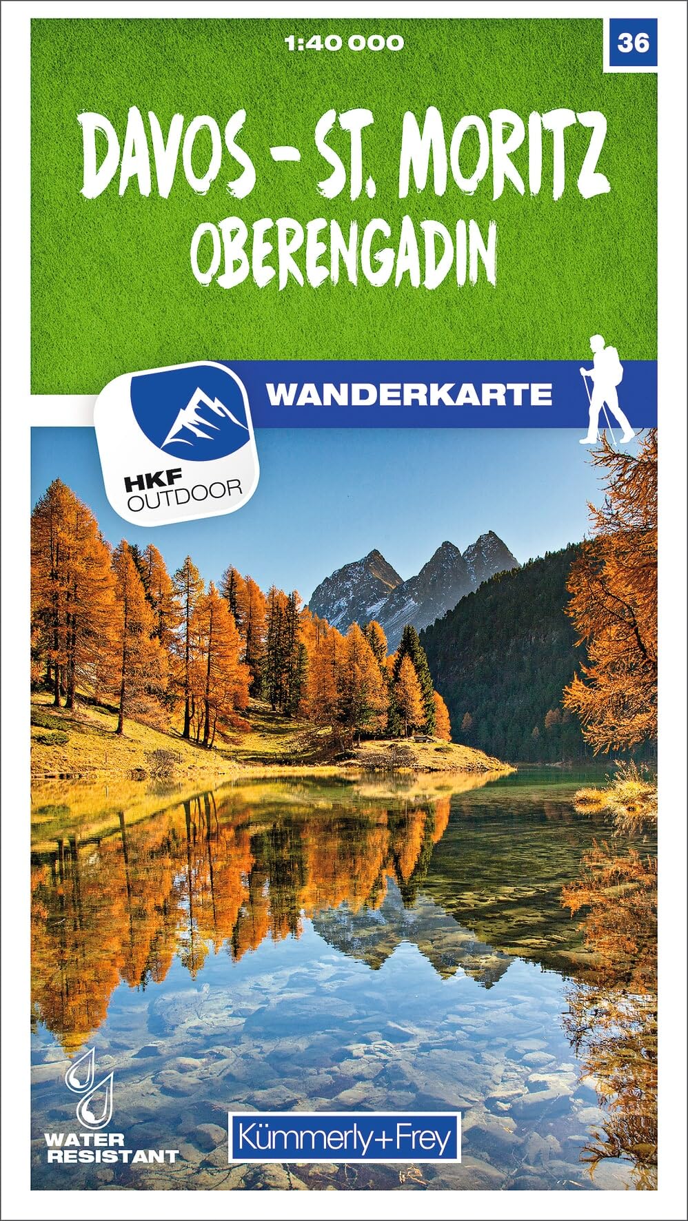 Davos / St. Moritz / Oberengadin: 36 (Hiking maps of Switzerland)