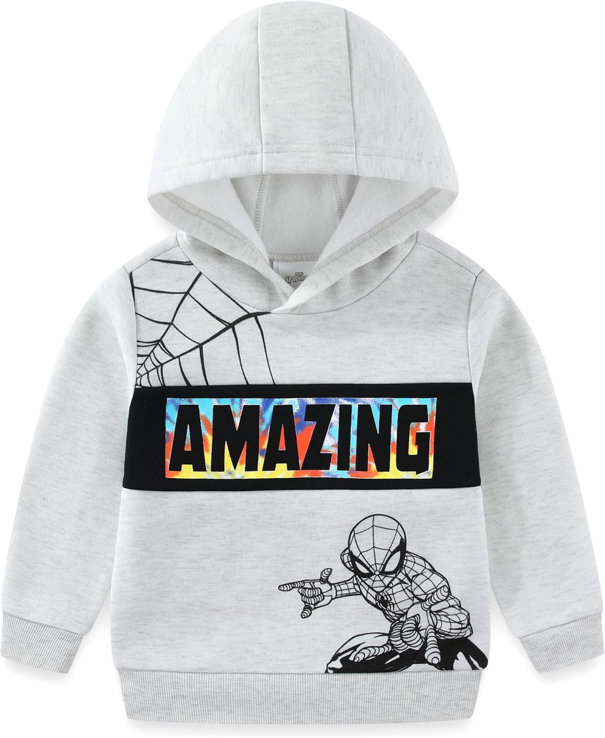 Marvel Spider-Man Boys Hoodie and Pants Set for Toddlers and Big Kids - Image 2