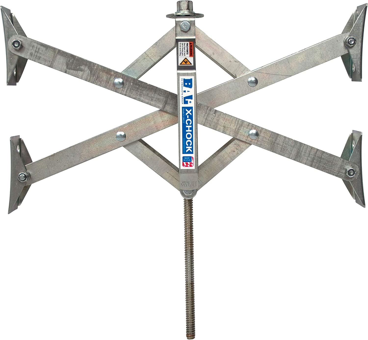 BAL 28014 X-Chock Tire Locking Chock - Extended (0149.1058), Silver