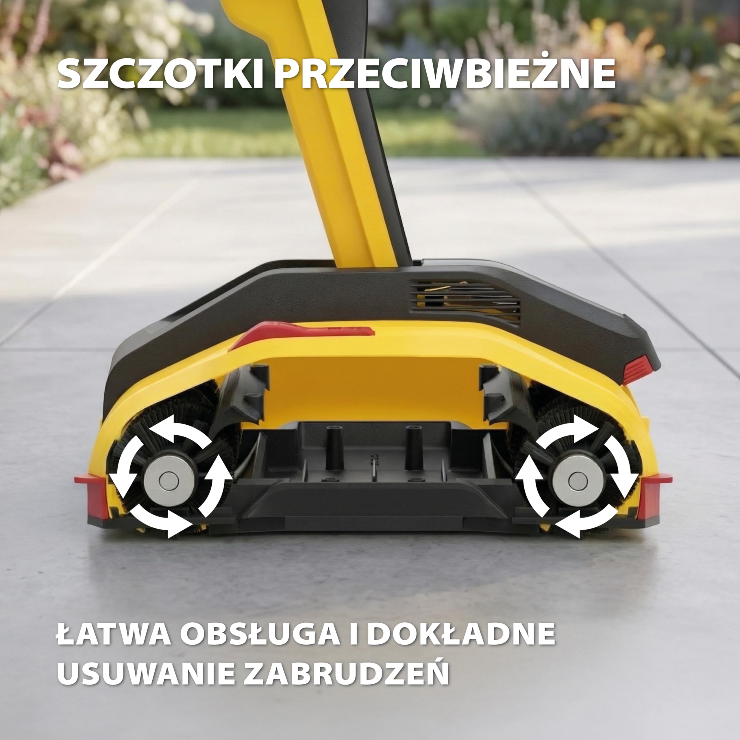 WAGNER wielofunkcyjnemu urządzeniu do czyszczenia tarasów Levaro Powerbrush 18V (Bateria i ładowarka nie są dołączone) - do nieskomplikowanego sprzątania konserwacyjnego obszarów zewnętrznych