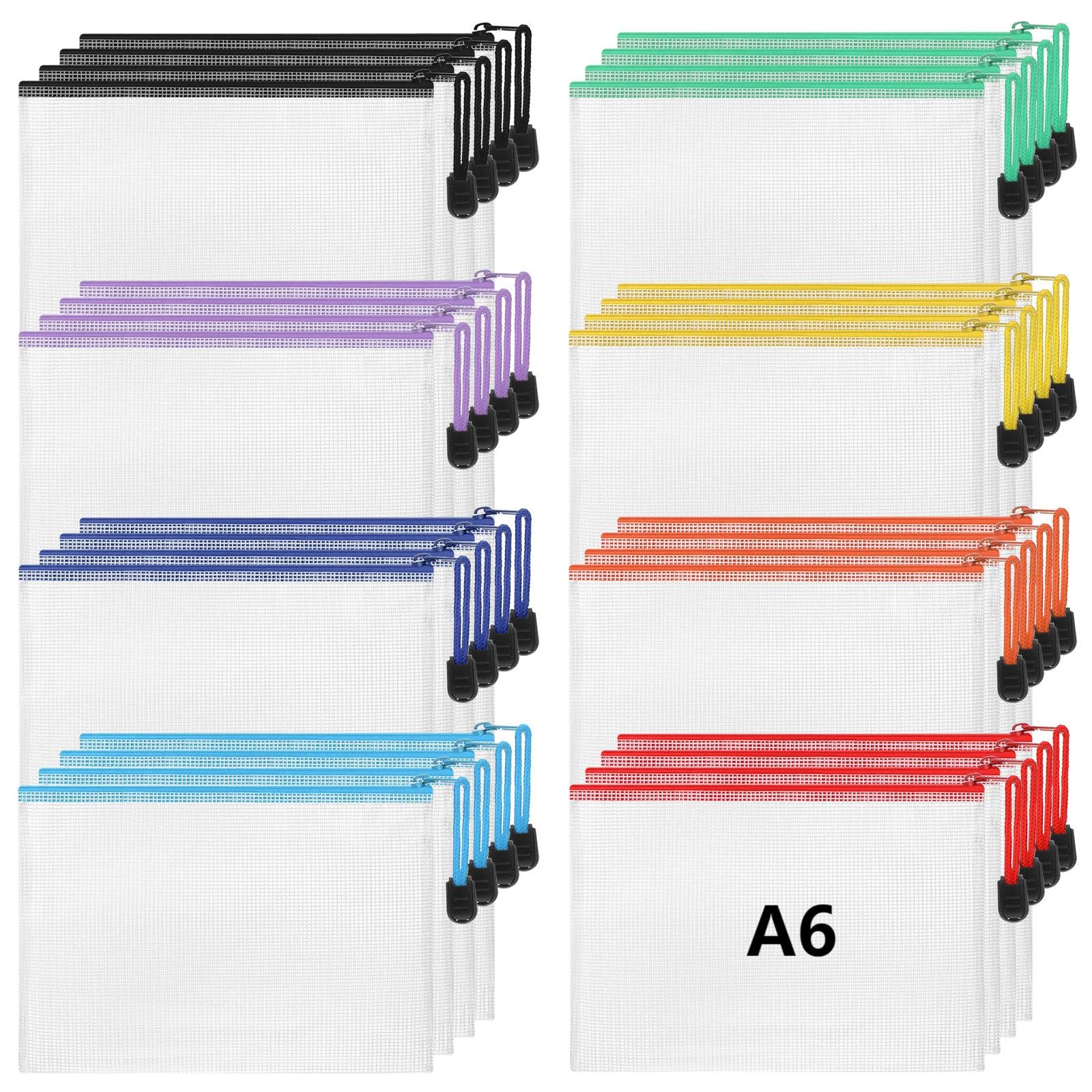 Jetec 32 Pcs Mesh Zipper Bags Toy Storage Bikini Organizer Bag Bolsas Para Guardar Trajes De Bano Waterproof Zipper Reusable Pouch Puzzle Multipurpose