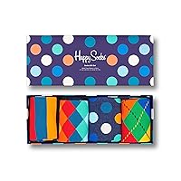 Happy Socks 4-pack Big Dot Box, Calzini Unisex adulto