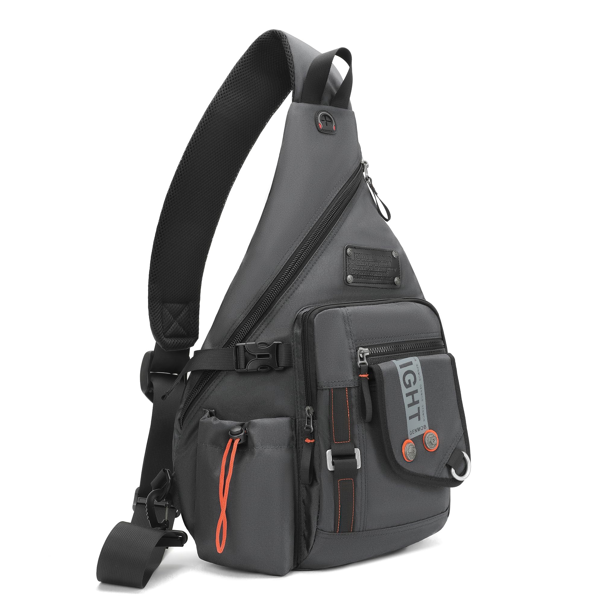 LAMMOK Large Sling Backpack, Sling Chest Bag Shoulder Crossbody Daypacks Fits 14.1-Inch Laptop for Travel Outdoor Men Women